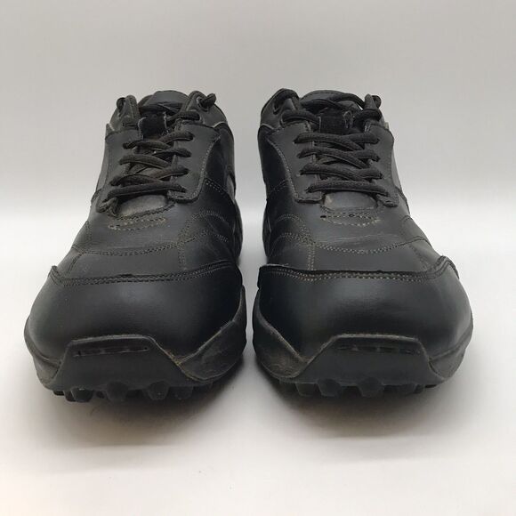 3N2 Reaction Lo Umpire Softball - Baseball Cleats Men's 10 Black Leather Sneaker - Picture 2 of 10